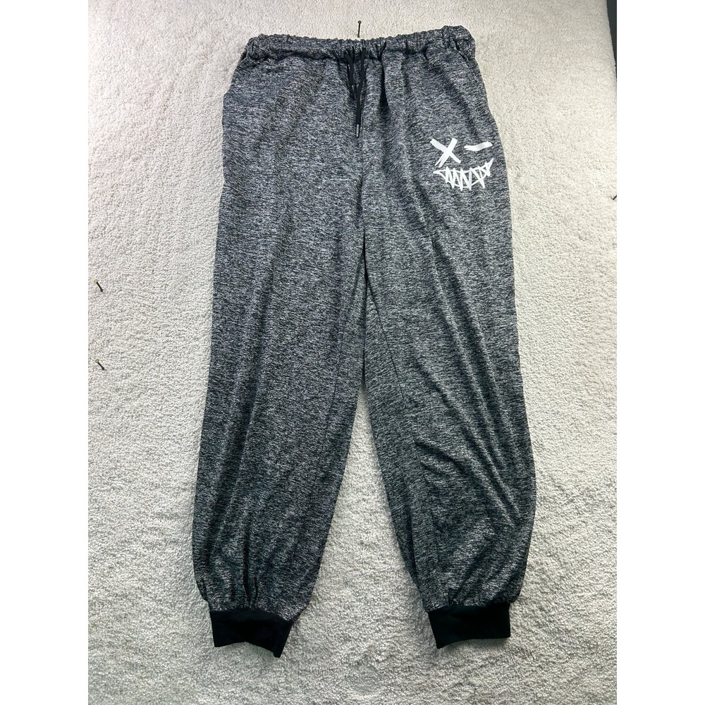 SHEIN Curve Women's Leggings Gray 1XL Stretch Elastic Waistband